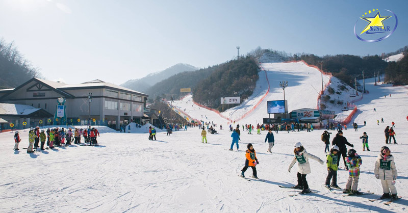 Trải nghiệm trượt tuyết thú vị ở Elysian Gangchon Hàn Quốc