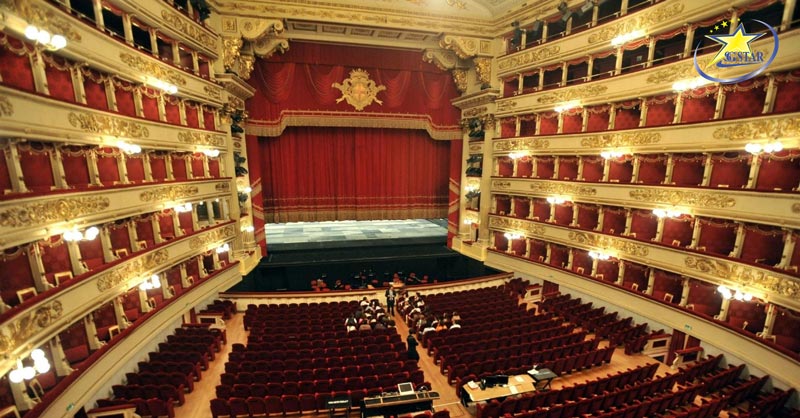 Bên trong Nhà hát Opera La Scala