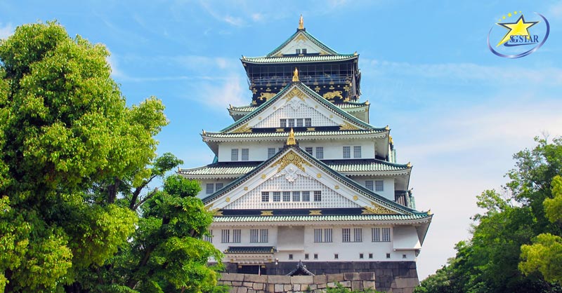 Chiêm ngưỡng lâu đài Osaka - biểu tượng xứ phù tang Nhật Bản