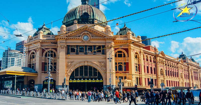 Ga phố Flinders - Nhà ga lâu đời nhất ở Melbourne