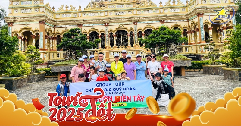 Tour Tết Miền Tây 2 Ngày 1 Đêm - Tết Nguyên Đán 2025