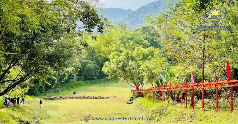 Khung cảnh thiên nhiên yên bình tại Madagui