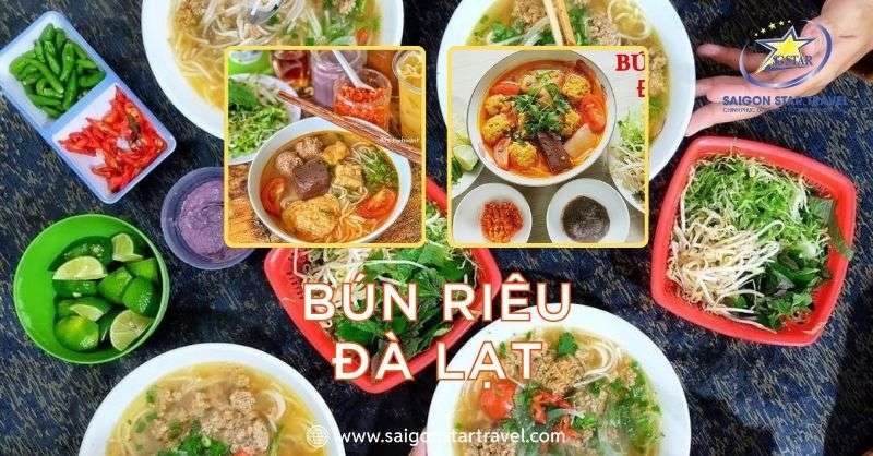 Bún riêu Đà Lạt tuy đơn giản nhưng thu hút thực khách