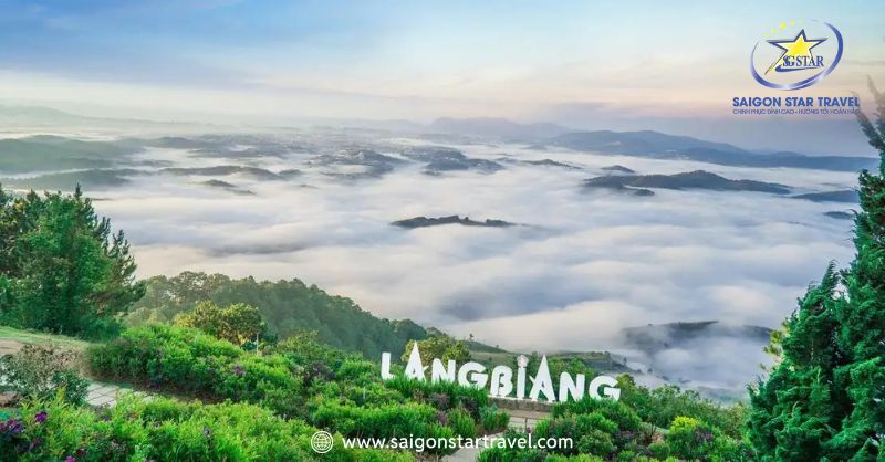 Langbiang - địa điểm tuyệt vời để săn mây 