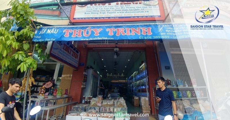 Xứ Nẫu Thúy Trinh là một trong những thương hiệu nổi tiếng về đặc sản Bình Định