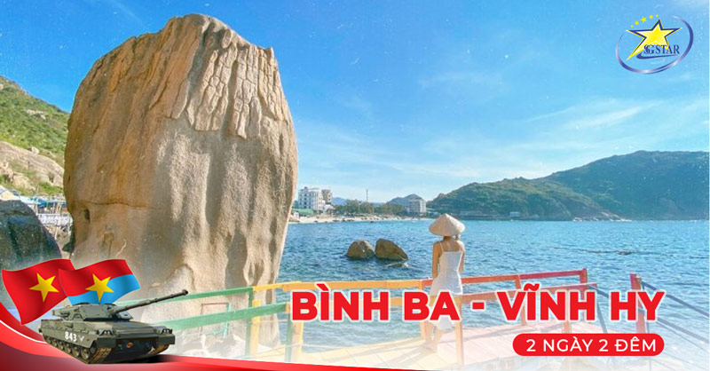 Tour Bình Ba - Vĩnh Hy 2 ngày 2 đêm - Tour lễ 30/4 khám phá biển đảo