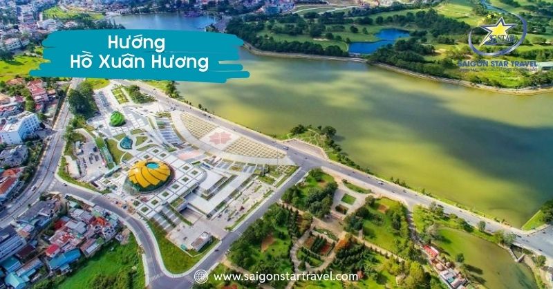 Hướng Hồ Xuân Hương Dọc Trung Tâm Thành Phố - Cung đường đẹp Đà Lạt