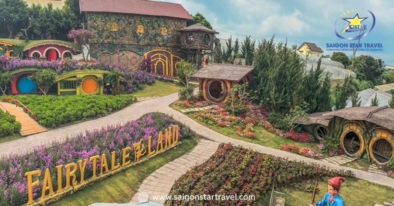 Chỉ mất khoảng 5 phút di chuyển từ Rừng Giao Hưởng đến Dalat Fairytale Land