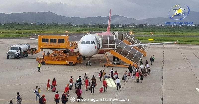 Di chuyển đến Đà Lạt bằng máy bay