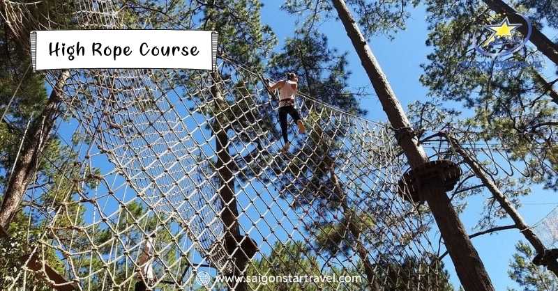 High Rope Course - Trò chơi thách thức du khách trên toàn thế giới