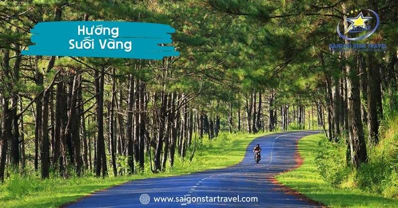 Hướng đi Suối Vàng - Cung đường du lịch Đà Lạt