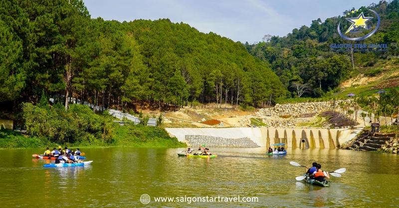 Thể thao dưới nước để trải nghiệm không khí mát mẻ của Đà Lạt