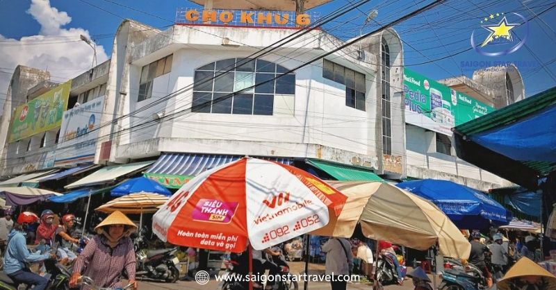 Chợ Khu 6 là một trong những khu chợ Bình Định sầm uất bậc nhất